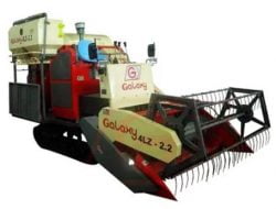 Mesin Pertanian Combine Harvester Galaxy Tuas Hidrolik Jadi Pilihan Petani
