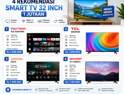 4 Rekomendasi Smart TV 32 Inch 1 Jutaan