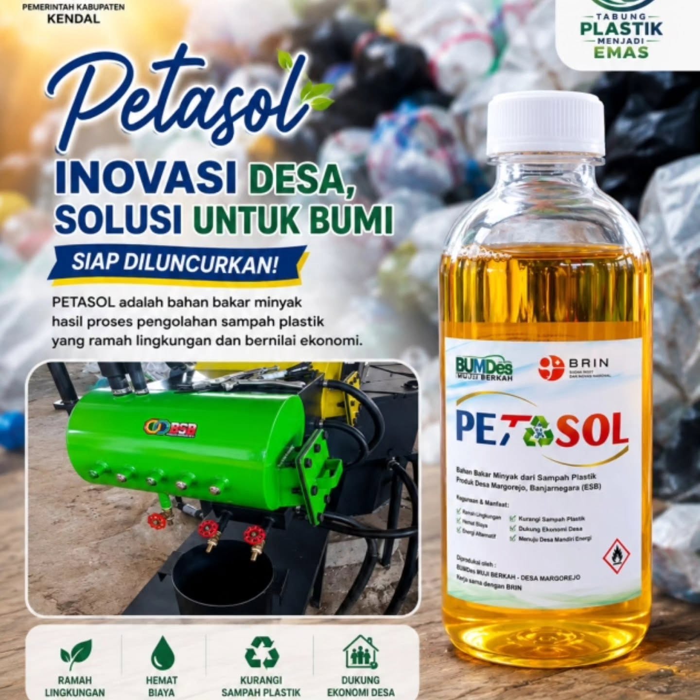 BBM pestasol dari plastik 
