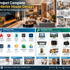 Project Complete Interior Eksterior House Design With Full Tool Software And Hardware
