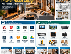 Project Complete Interior Eksterior House Design With Full Tool Software And Hardware
