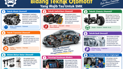Cabang Disiplin Ilmu Bidang Teknik Mesin Otomotif Yang Wajib Tau Untuk SMK
